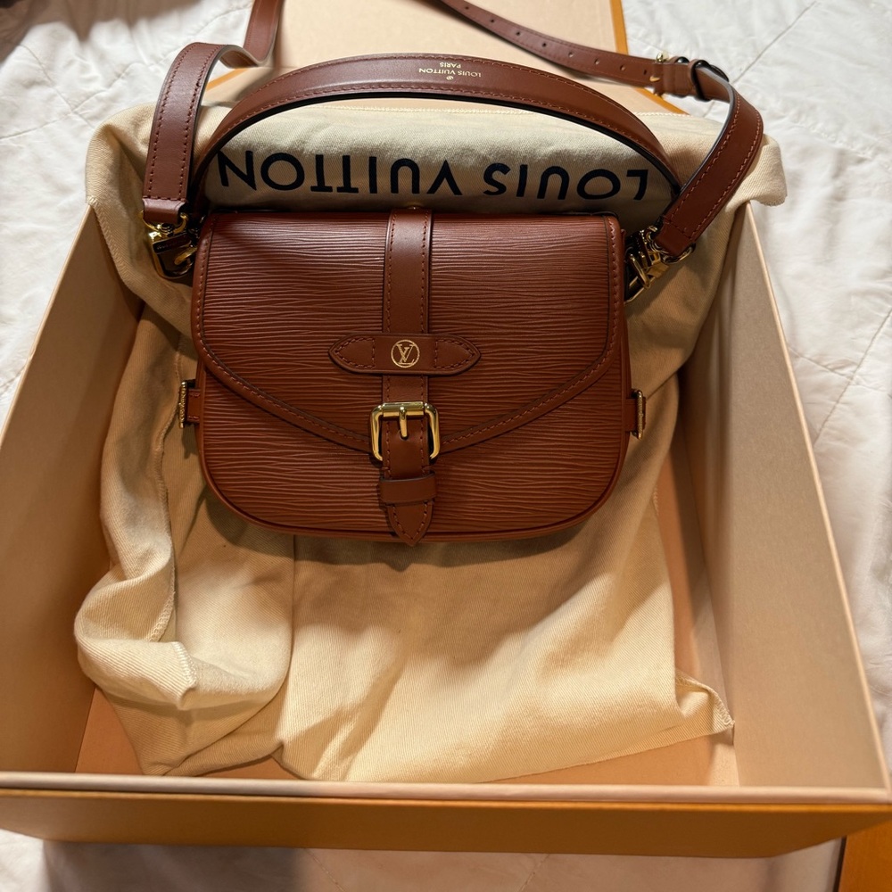 Louis Vuitton Tan Leather Crossbody Bag